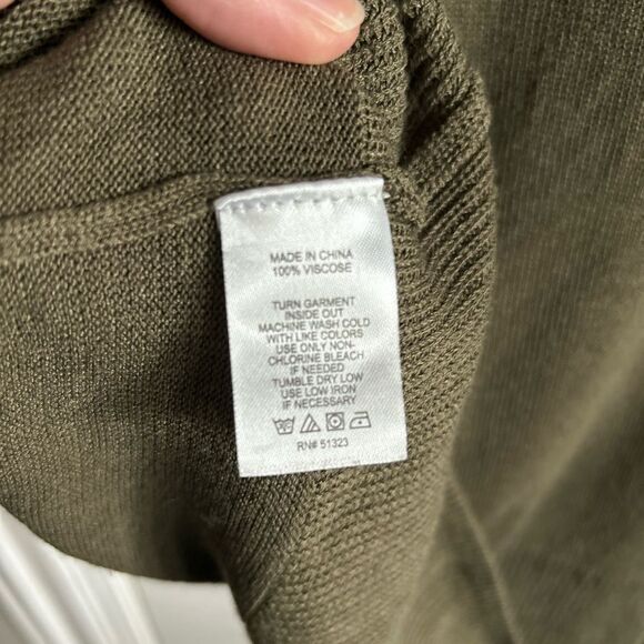 Halogen Green Sleeveless Crewneck Sweater NWOT Size L - Picture 5 of 5
